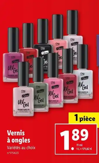 Lidl Vernis à ongles offre