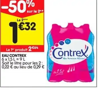 Leader Price Eau Contrex offre