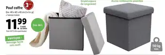 Lidl Pouf coffre offre