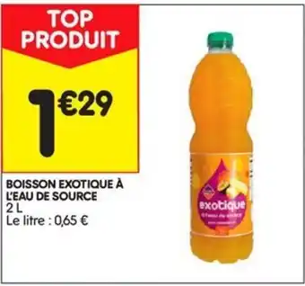 Leader Price Boisson Exotique à L'Eau De Source offre