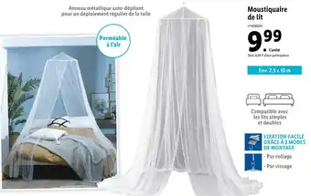 Lidl Moustiquaire de lit offre