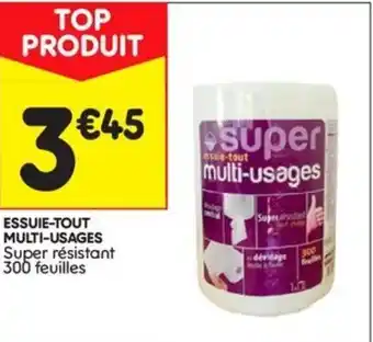 Leader Price Essuie-Tout Multi-Usages offre