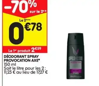 Déodorant Spray Provocation Axe