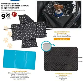 Lidl Couverture d'extérieur ou housse de protection de voiture ou tapis rafraîchissant offre
