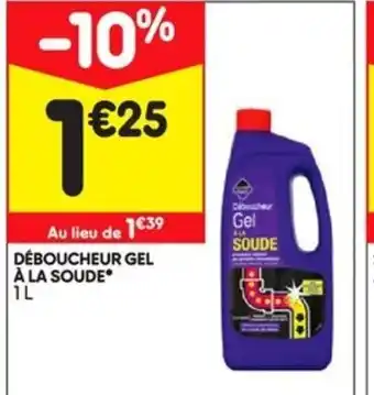 Leader Price Déboucheur Gel à la soude offre