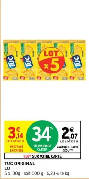 Intermarché TUC ORIGINAL LU offre