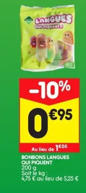 Bonbons Langues Qui Piquent