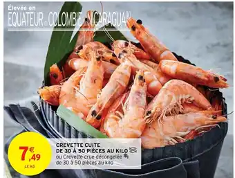 Intermarché Crevette cuite offre