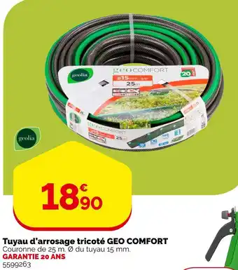 Weldom Geolia tuyau d’arrosage tricoté geo comfort offre