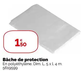 Weldom Bâche de protection offre