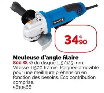 Weldom Dexter meuleuse d’angle filaire offre