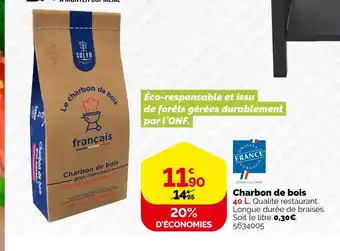 Weldom Charbon de bois offre
