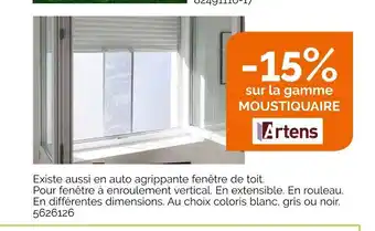 Weldom Artens -15% sur la gamme moustiquaire artens offre