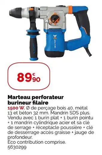 Weldom Marteau perforateur burineur filaire offre