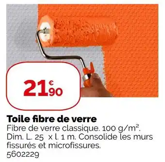 Weldom Toile fibre de verre offre