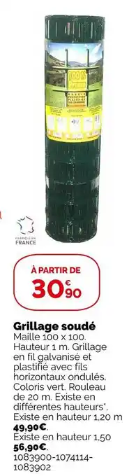 Weldom Grillage soudé offre