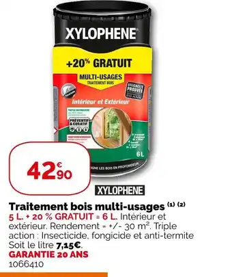 Weldom Traitement bois multi-usages offre