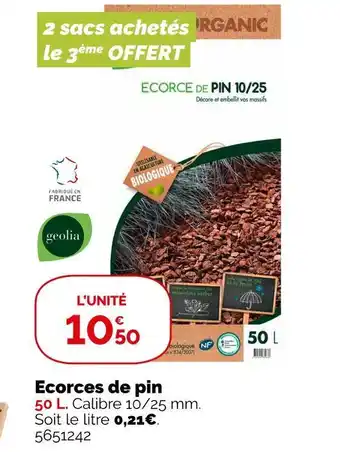 Weldom Ecorces de pin offre