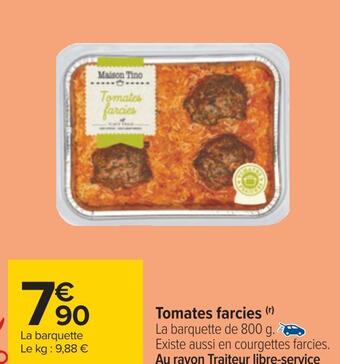 Carrefour Tomates farcies offre