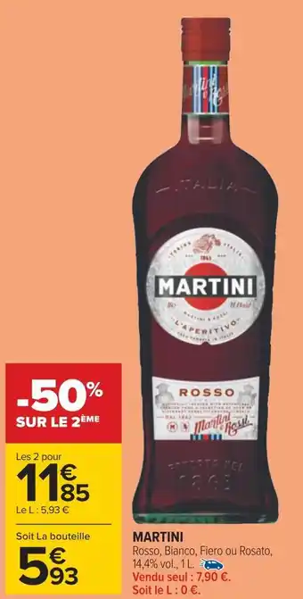 Carrefour Martini martini offre