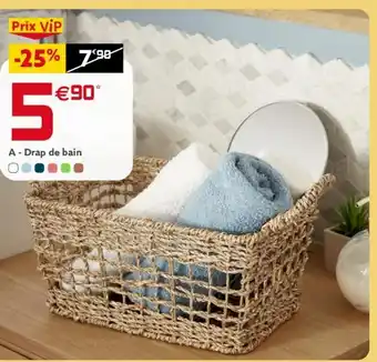 Gifi Drap de bain offre