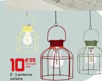 Gifi Lanterne solaire offre