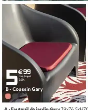Gifi Coussins gary offre