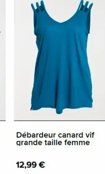 DistriCenter Débardeur canard vif grande taille femme offre