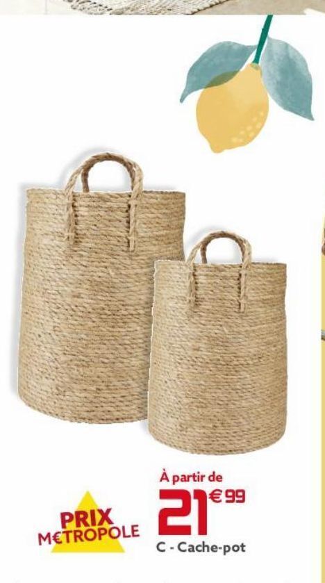 Gifi Cache pot offre