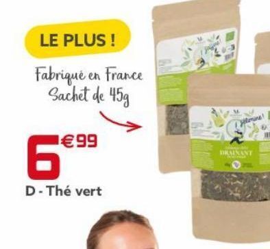 Gifi Thé vert offre