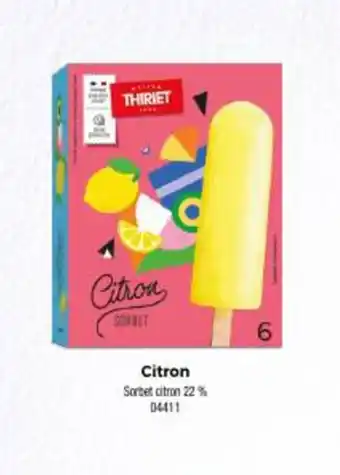 Thiriet Citron offre