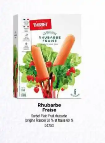 Rhubarbe Fraise