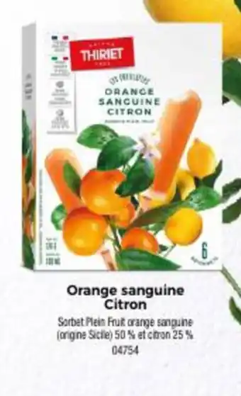 Thiriet Orange sanguine Citron offre