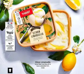 Thiriet Citron Limoncello Sorbet Plein Fruit Citron 25 % offre