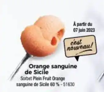Thiriet Orange sanguine de Sicile offre