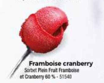 Thiriet Framboise cranberry offre