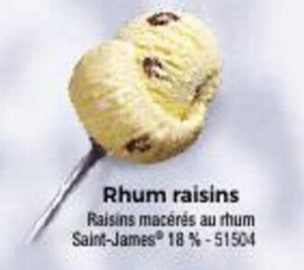 Thiriet Rhum raisins offre
