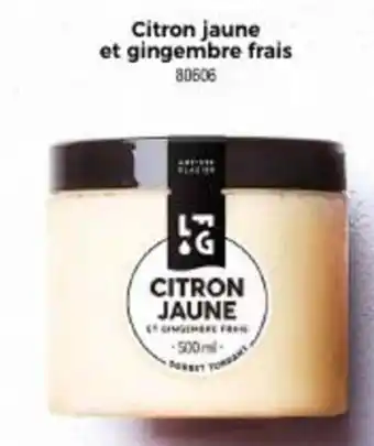 Citron jaune et gingembre frais 80606