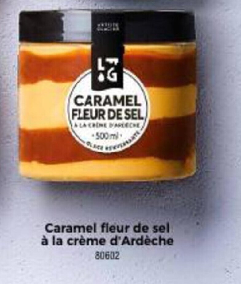 Promo Caramel fleur de sel à la crème d'Ardèche chez Thiriet