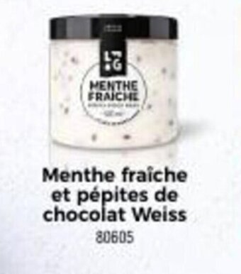 Thiriet Menthe fraiche et pépites de chocolat Weiss 80605 offre