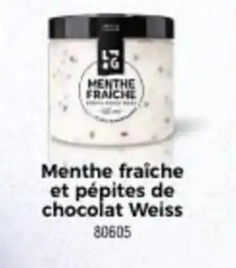 Thiriet Menthe fraiche et pépites de chocolat Weiss 80605 offre