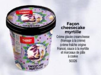 Thiriet Façon cheesecake myrtille offre