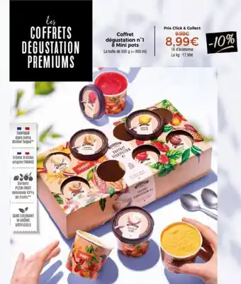 Thiriet Coffret dégustation nᵒl 8 Mini pots La boite de 500 g (= 800 ml) offre