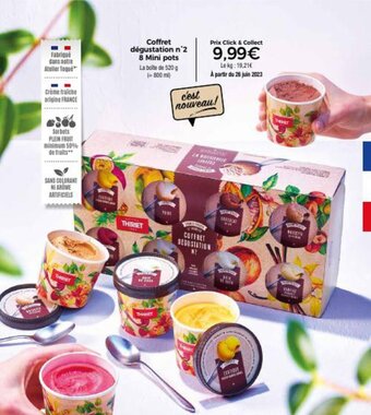 Thiriet Coffret dégustation n°2 8 Mini pots offre