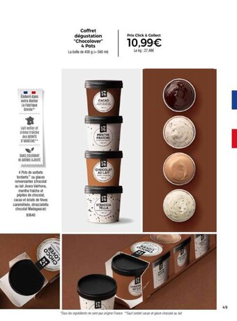 Thiriet Coffret dégustation "Chocolover" 4 Pots offre