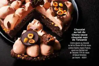 Thiriet Chocolat au lait du Ghana sauce chocolat noir de Tanzanie offre
