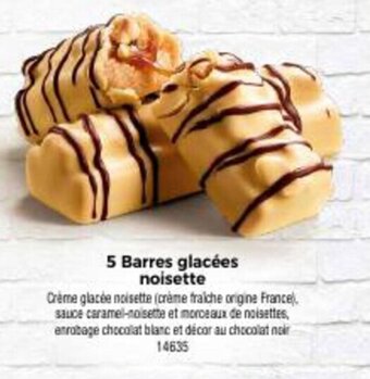 Thiriet 5 Barres glacées noisette offre