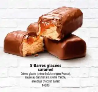 5 Barres glacées caramel