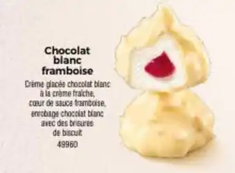 Chocolat blanc framboise