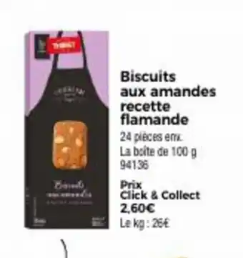 Thiriet Biscuits aux amandes recette flamande offre
